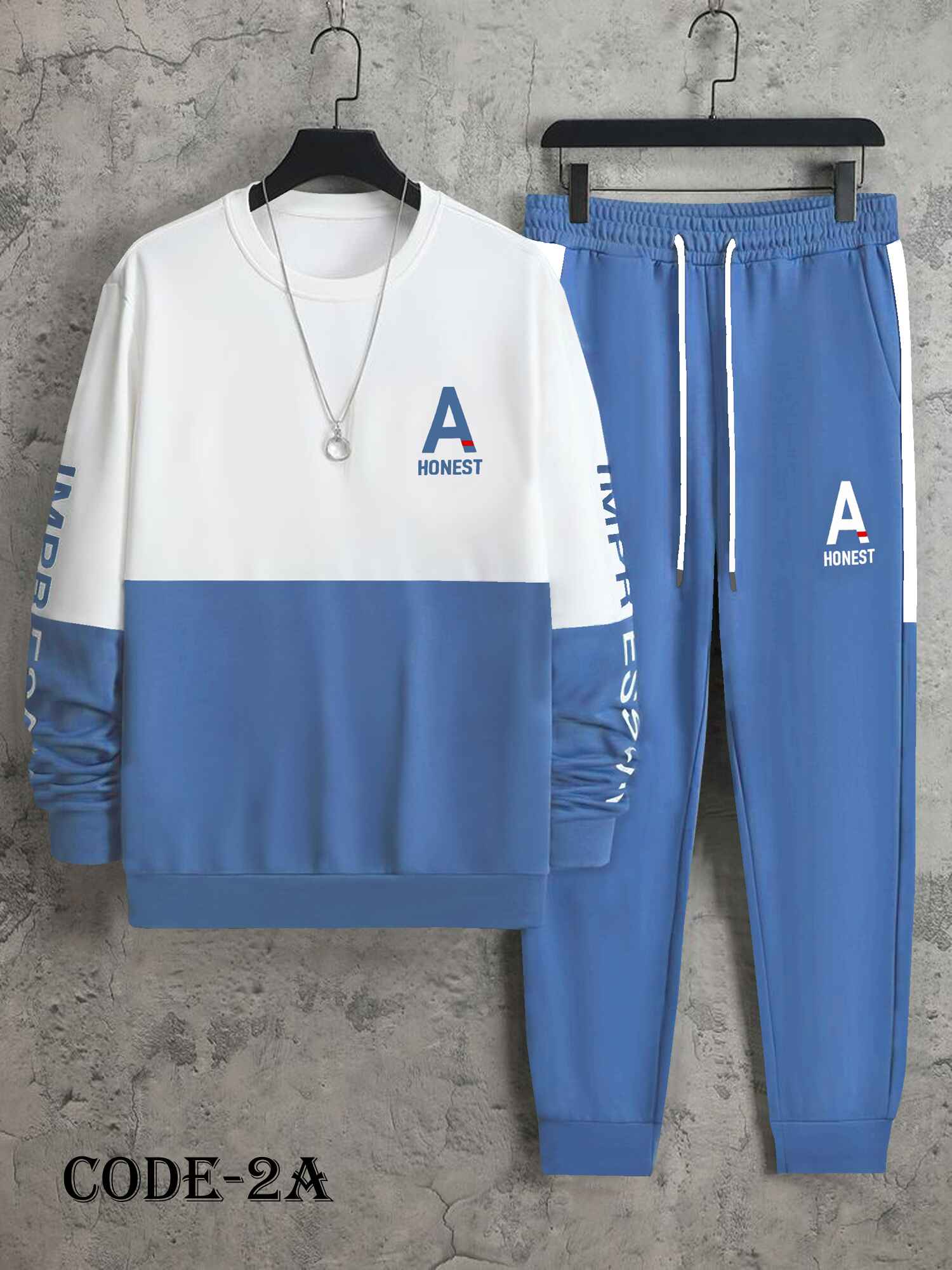 Men's Premium Sweatshirt & Sweatpants Joggers Set SS2-A